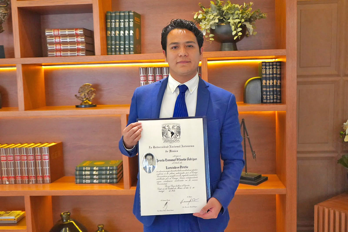 PFHR Abogados celebra la obtención del título profesional de Emmanuel Villaseñor